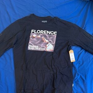 Florence Marine Exploration Long Sleeve Black Shirt